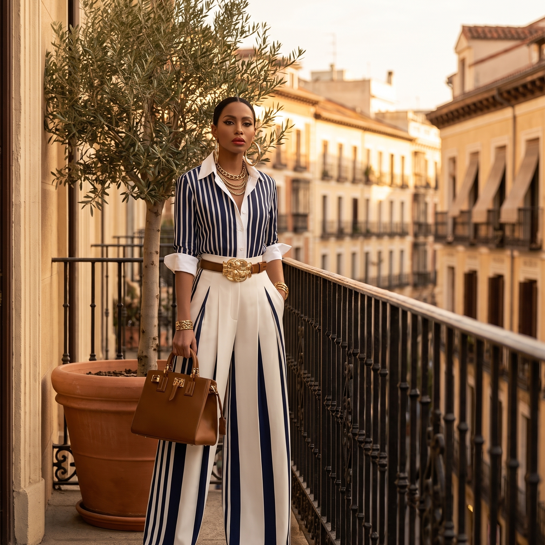Vega | Conjunto de camisa y pantalón - estilo Aurelia Madrid