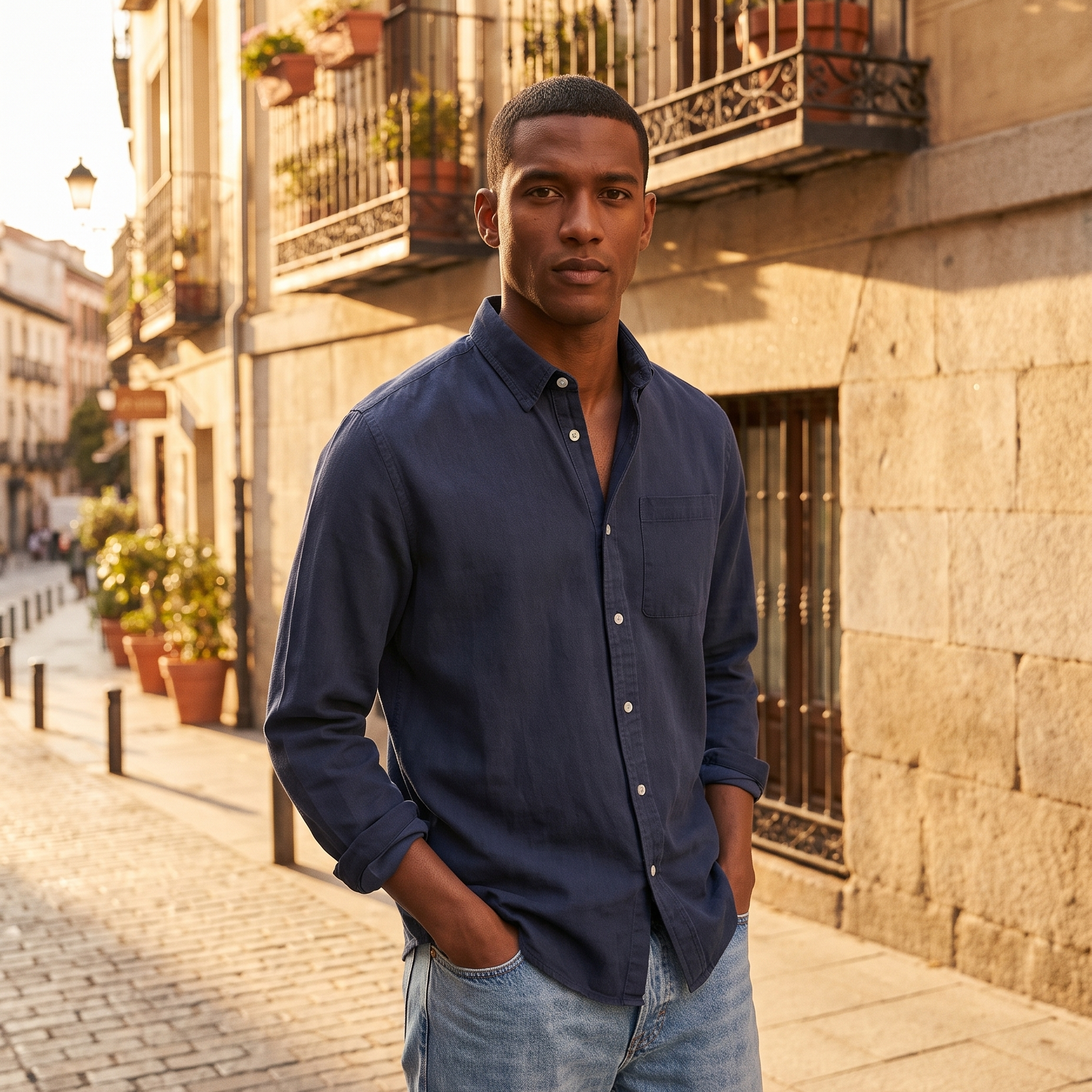 Álvaro | Camisa informal de hombre - estilo Aurelia Madrid