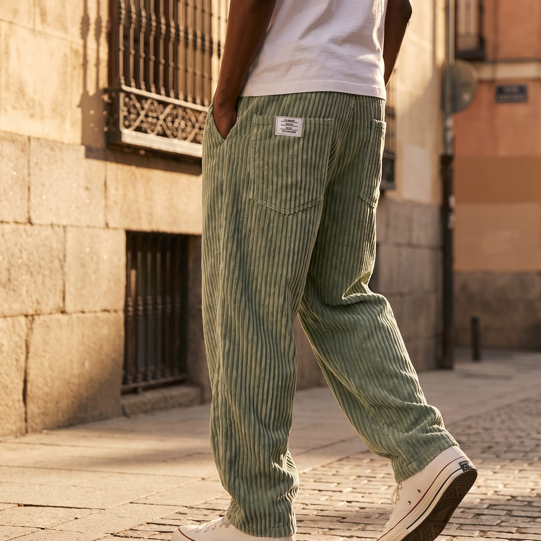 Iván | Pantalones de pana para hombre - estilo Aurelia Madrid