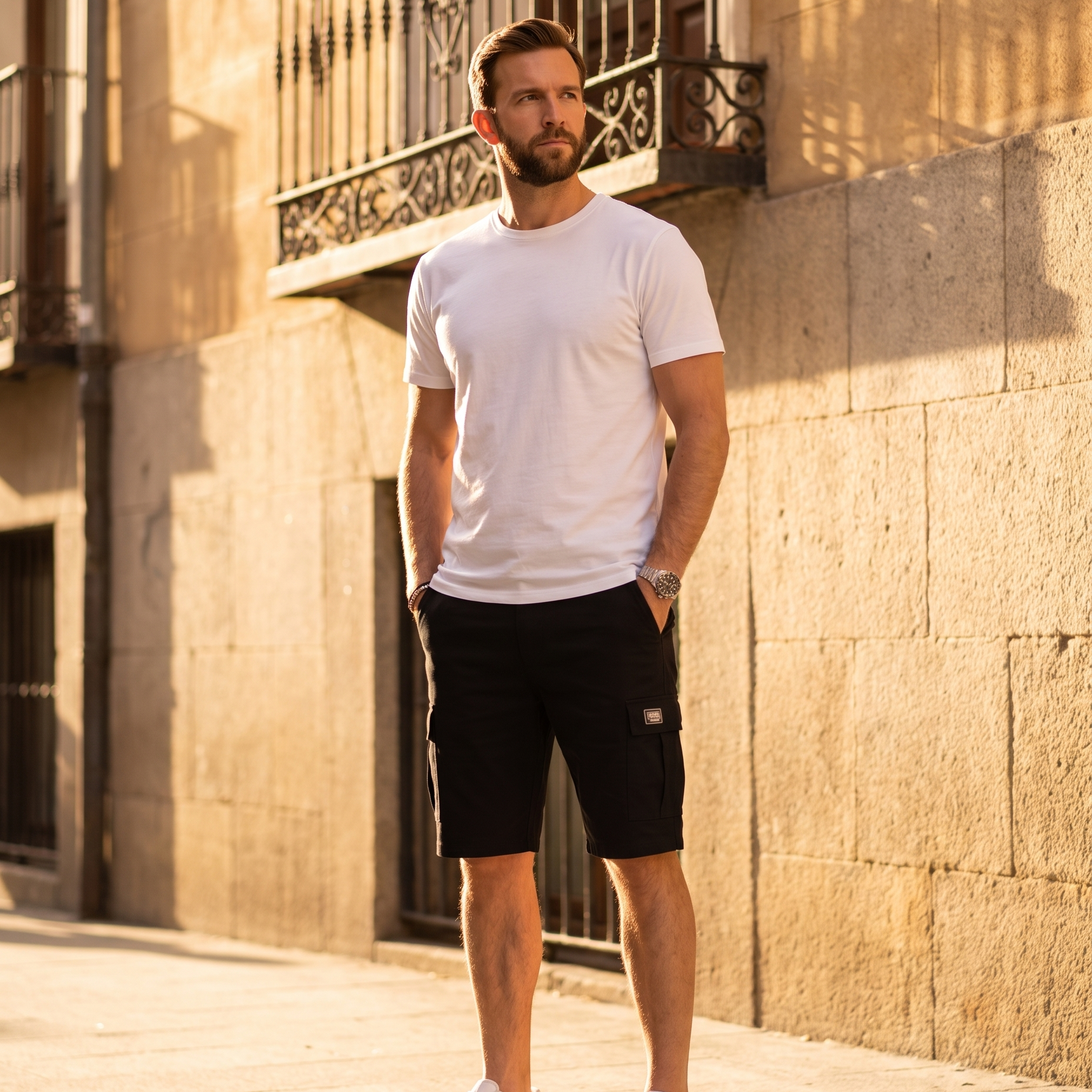 Leo | Pantalones cortos cargo - estilo Aurelia Madrid