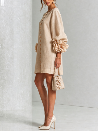 Élodie | Vestido Floral Botonado