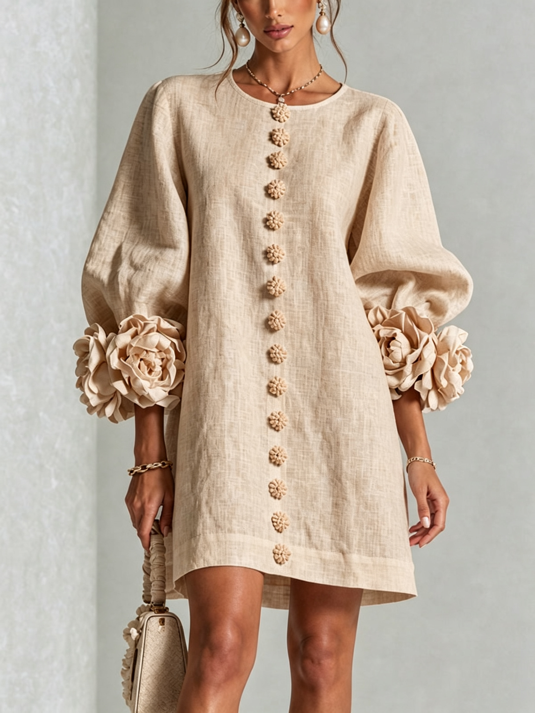 Élodie | Vestido Floral Botonado