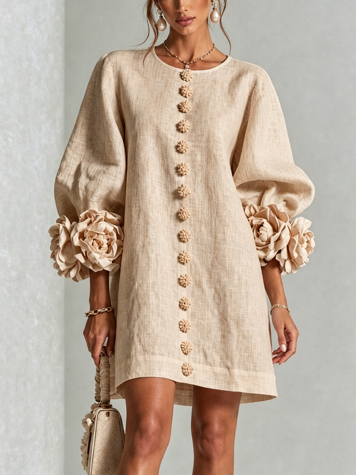 Élodie | Vestido Floral Botonado