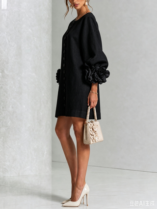 Élodie | Vestido Floral Botonado