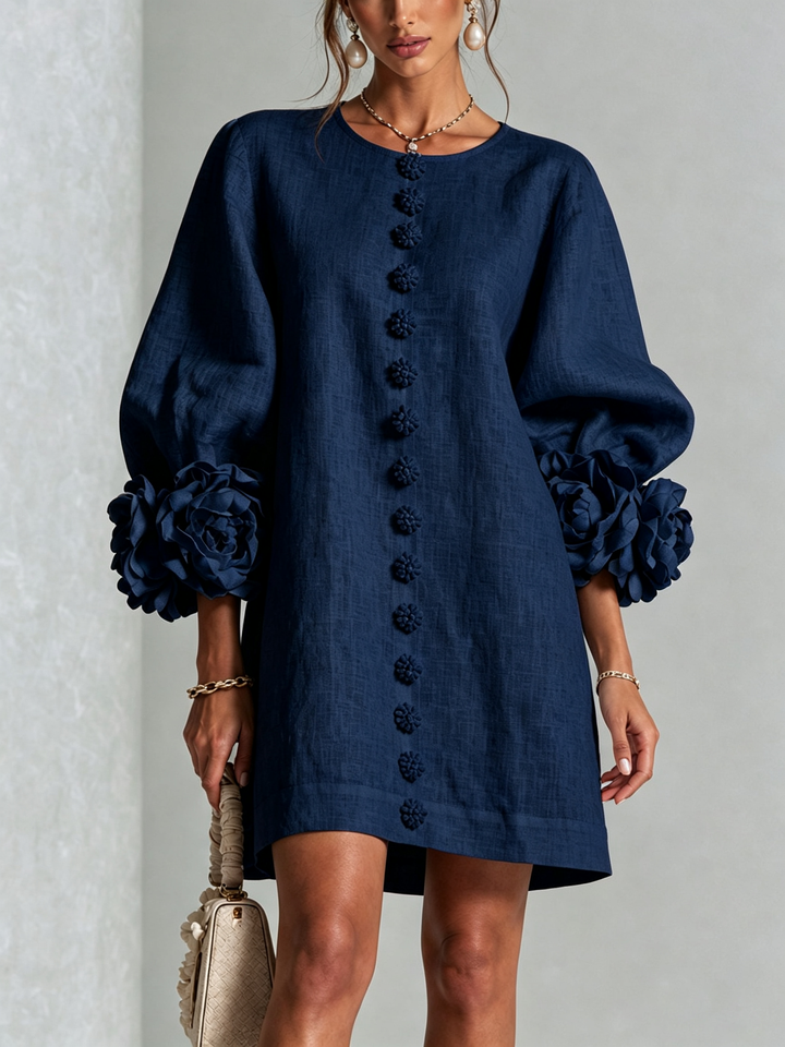 Élodie | Vestido Floral Botonado