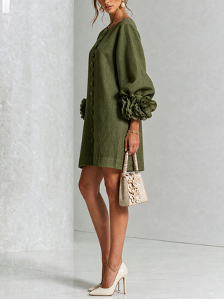 Élodie | Vestido Floral Botonado