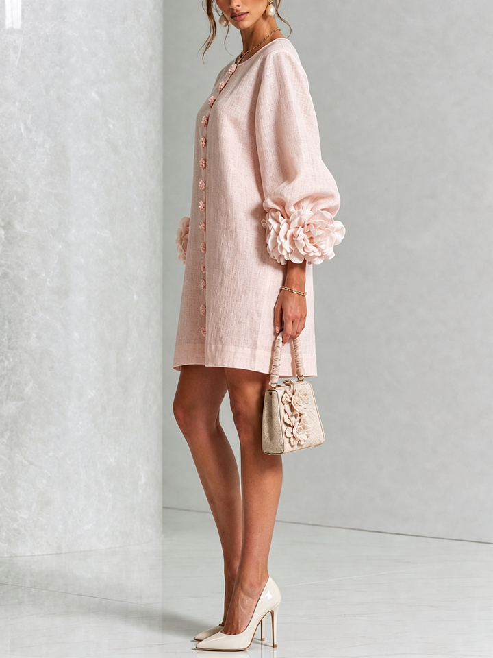 Élodie | Vestido Floral Botonado