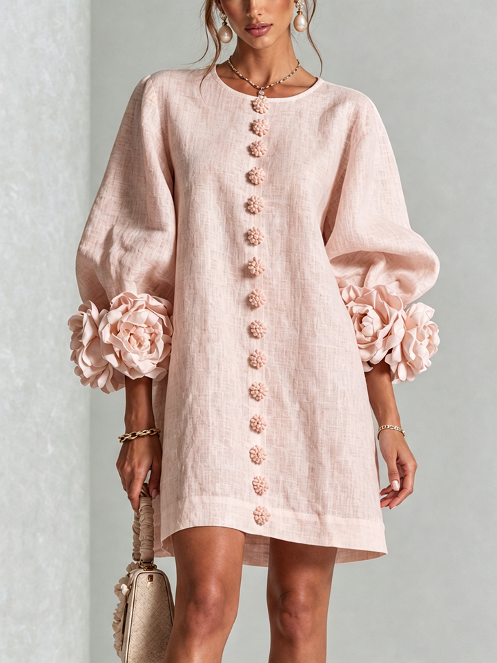 Élodie | Vestido Floral Botonado