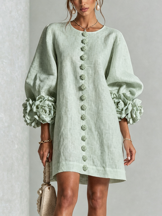 Élodie | Vestido Floral Botonado