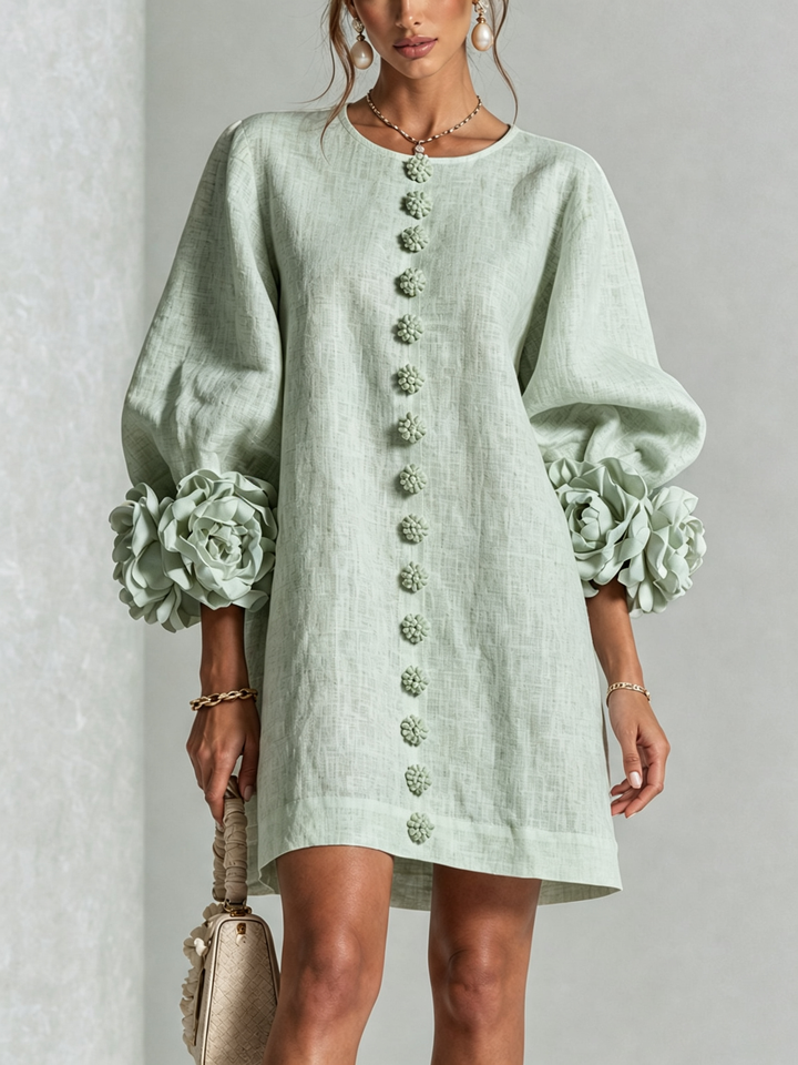 Élodie | Vestido Floral Botonado