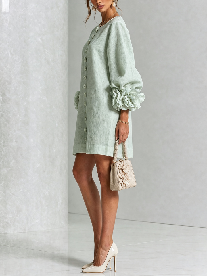 Élodie | Vestido Floral Botonado