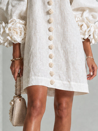 Élodie | Vestido Floral Botonado
