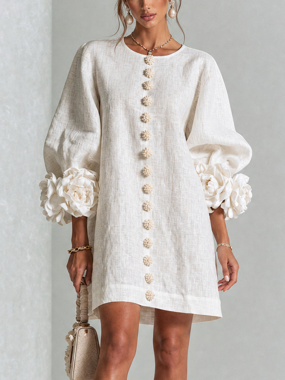 Élodie | Vestido Floral Botonado