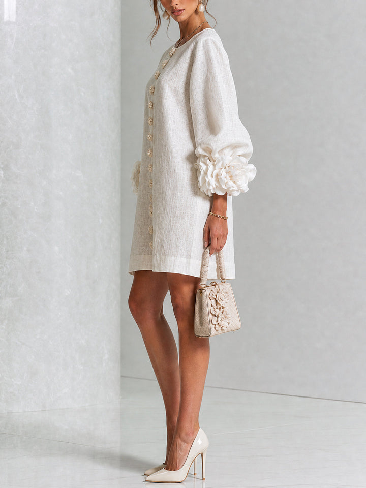 Élodie | Vestido Floral Botonado