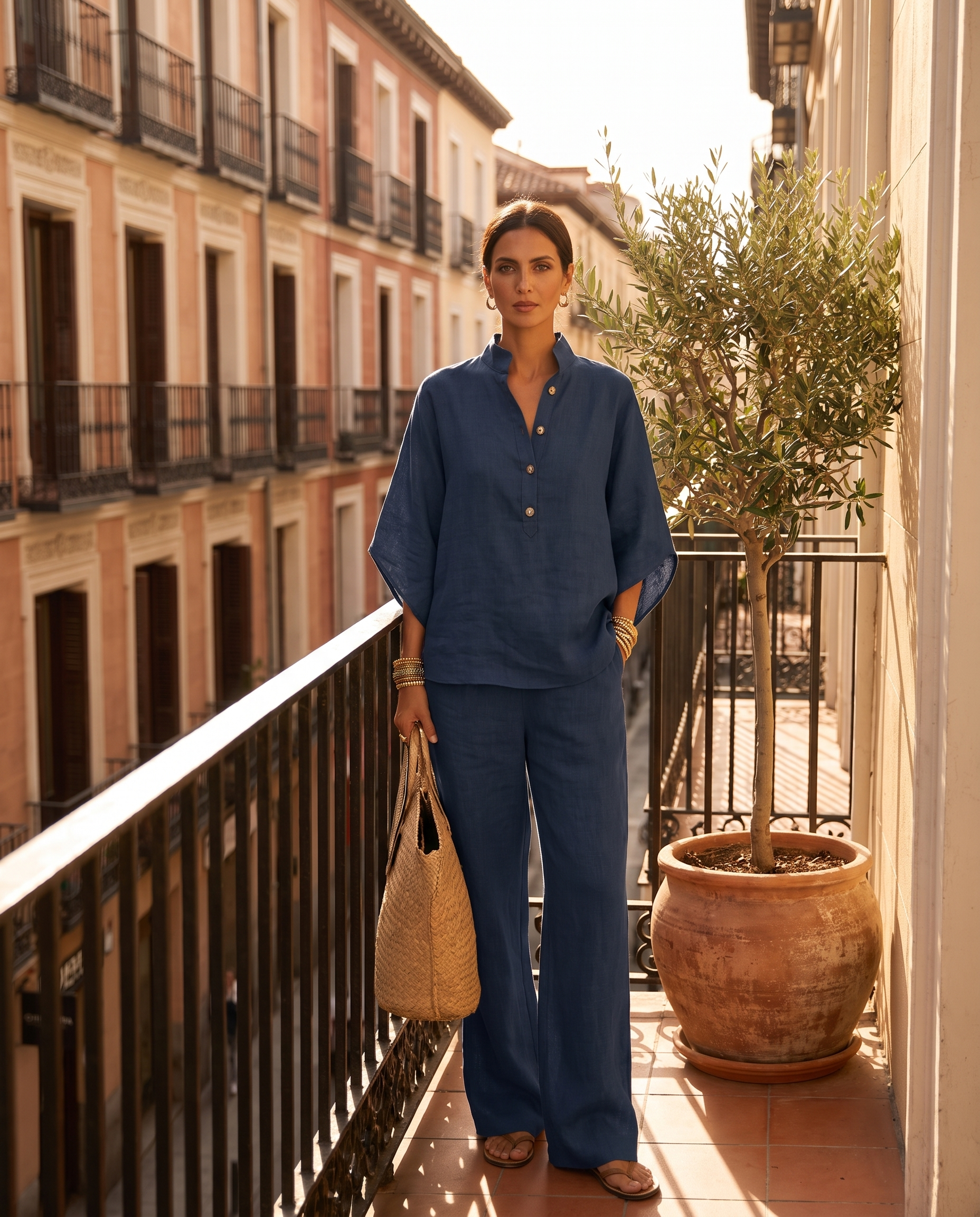 Elena | Conjunto de lino - estilo Aurelia Madrid