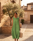 Isabel | Vestido midi con estampado - estilo Aurelia Madrid