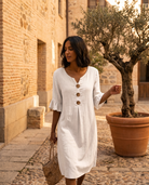 Olivia | Vestido de lino - estilo Aurelia Madrid