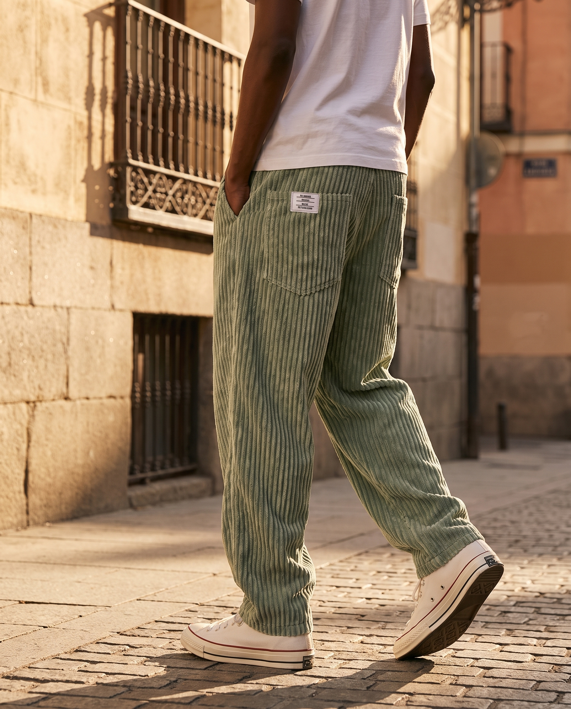 Iván | Pantalones de pana para hombre - estilo Aurelia Madrid