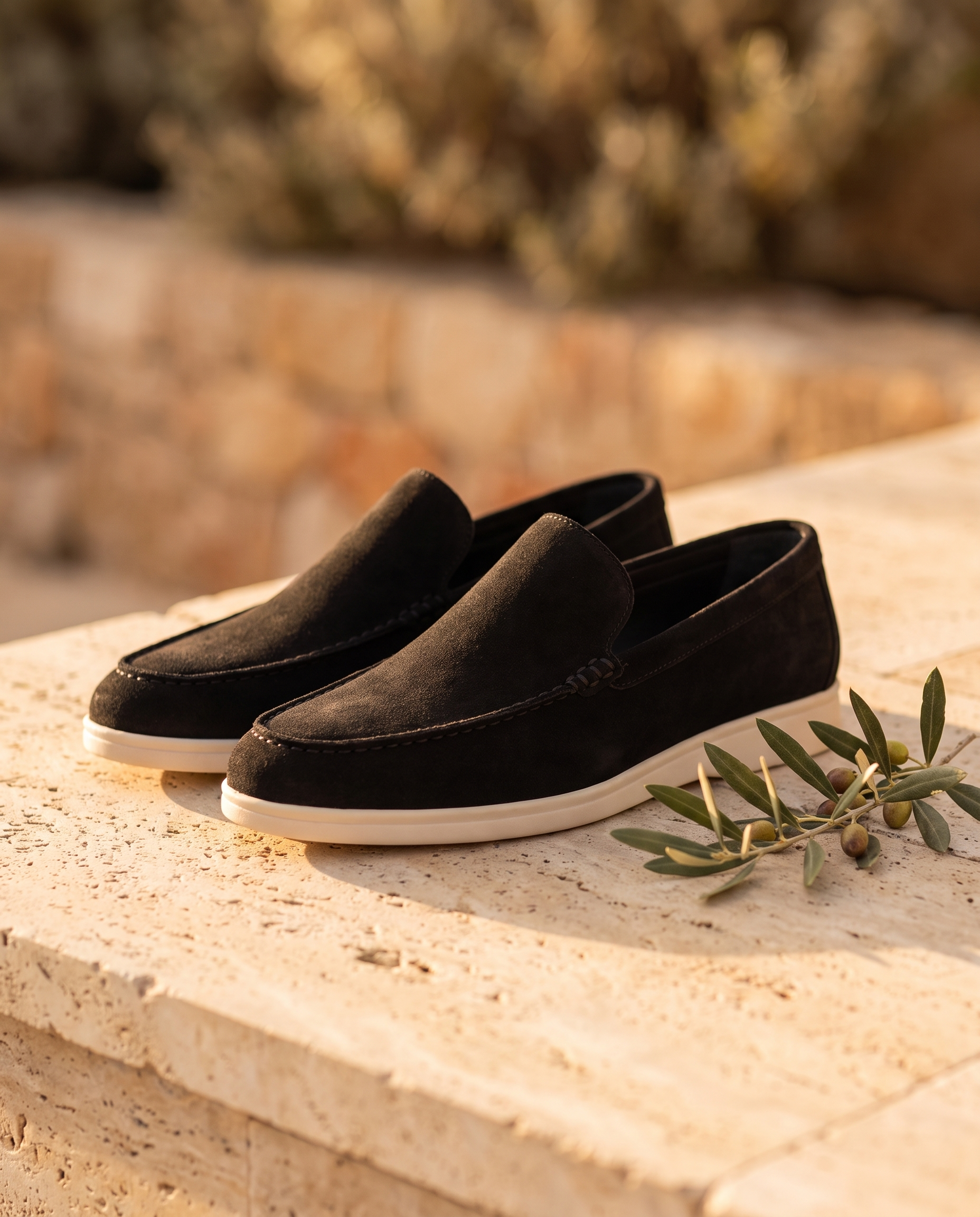 Tomás | Elegantes mocasines de ante - estilo Aurelia Madrid