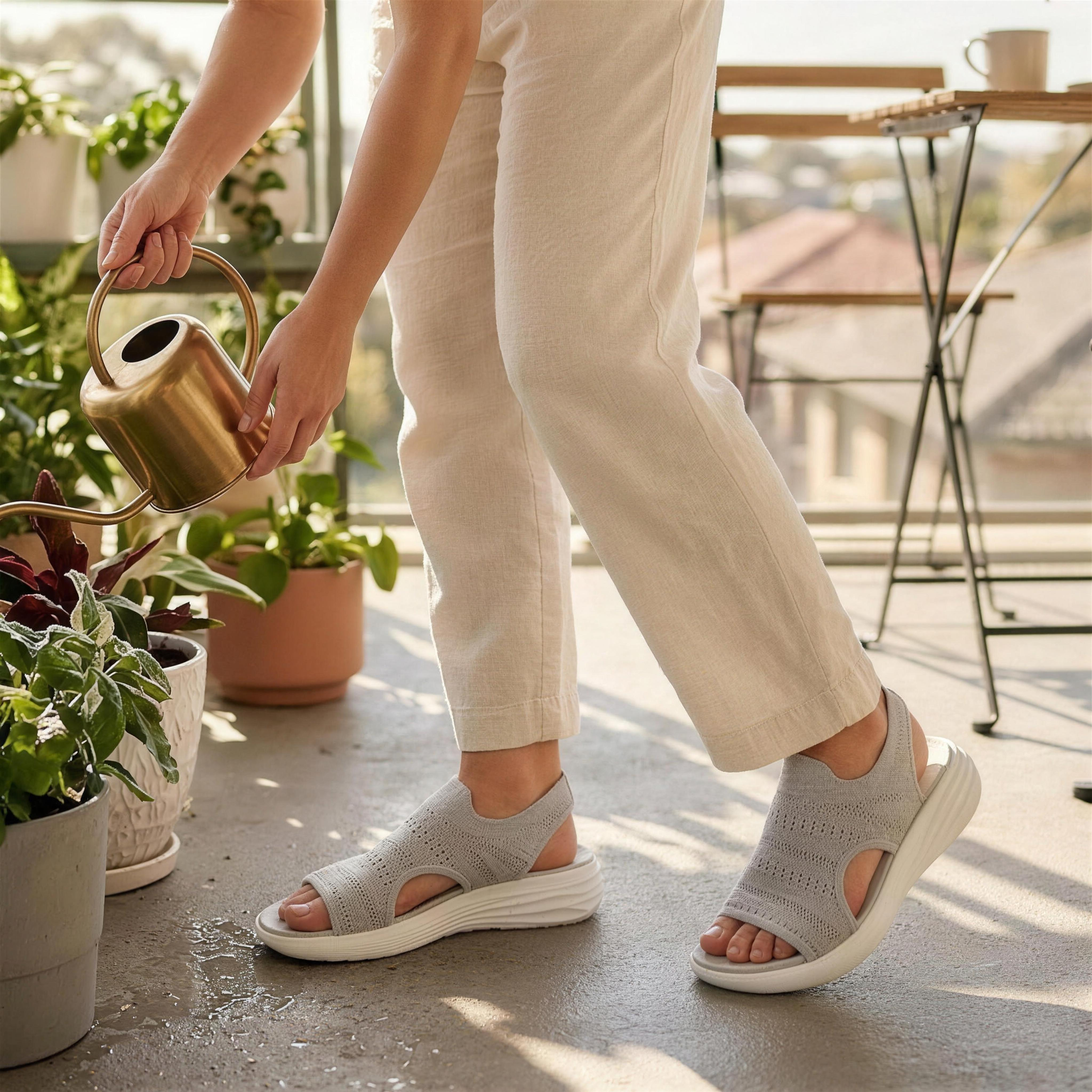 Valentina | Sandalias de plataforma transpirables