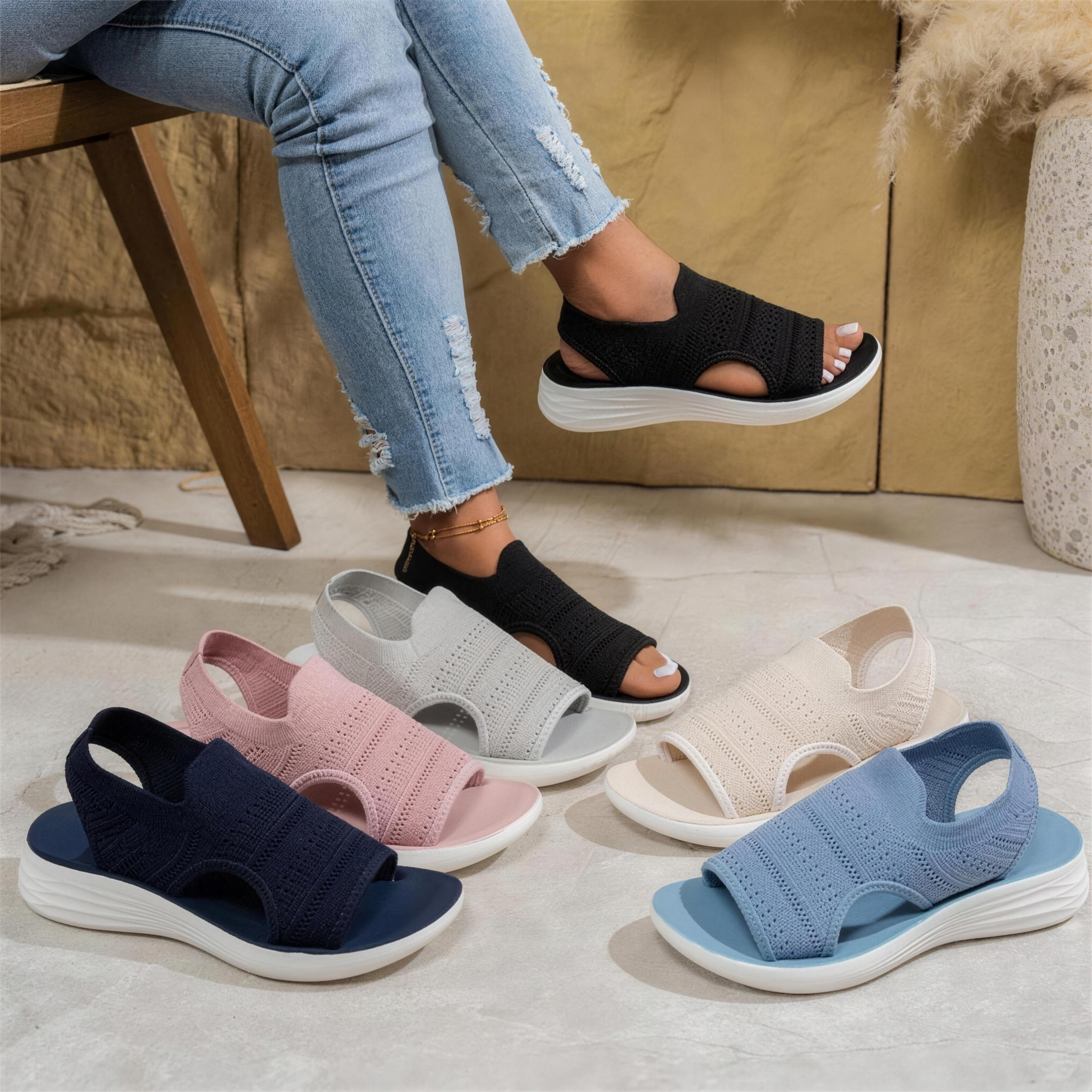 Valentina | Sandalias de plataforma transpirables