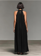 Elena | Vestido Maxi con Volantes - Espalda