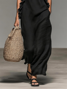 Elena | Vestido Maxi con Volantes - detalle