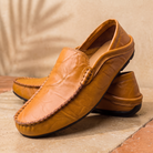 Lorenzo | Mocasines Clásicos de Piel - Beige