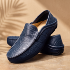 Lorenzo | Mocasines Clásicos de Piel - Azul marino