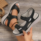 Sofía | Sandalias Cómodas Ajustables - Negro