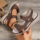 Sofía | Sandalias Cómodas Ajustables - Marrón