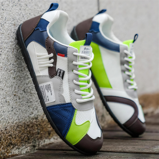 Thiago | Zapatillas retro multicolor - Blanco